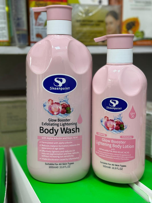 Skeenpoint Glow Booster Body Lotion & Wash