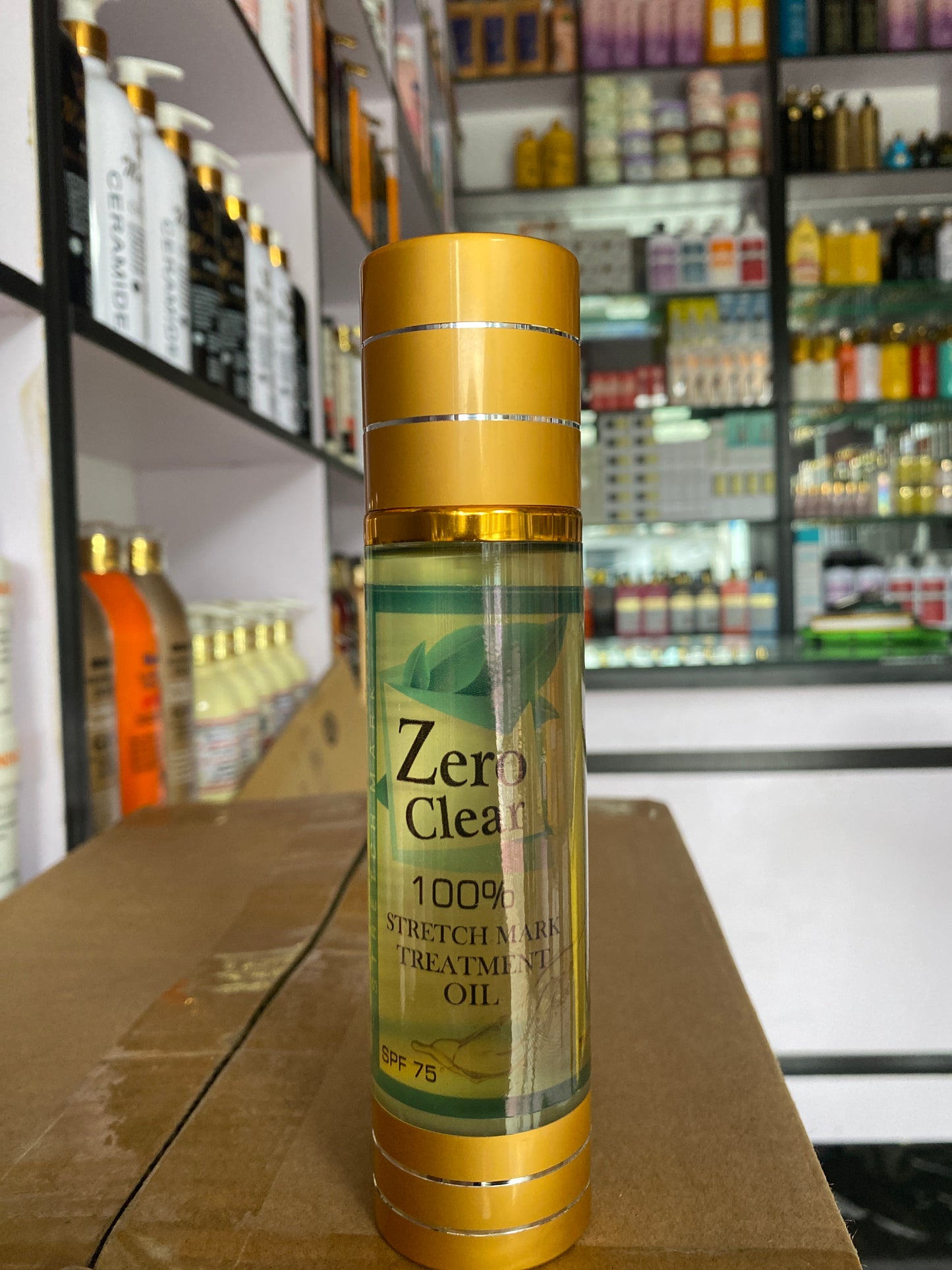 Zero Clear 100% Stretch Mark Treatment Oil SPF 75