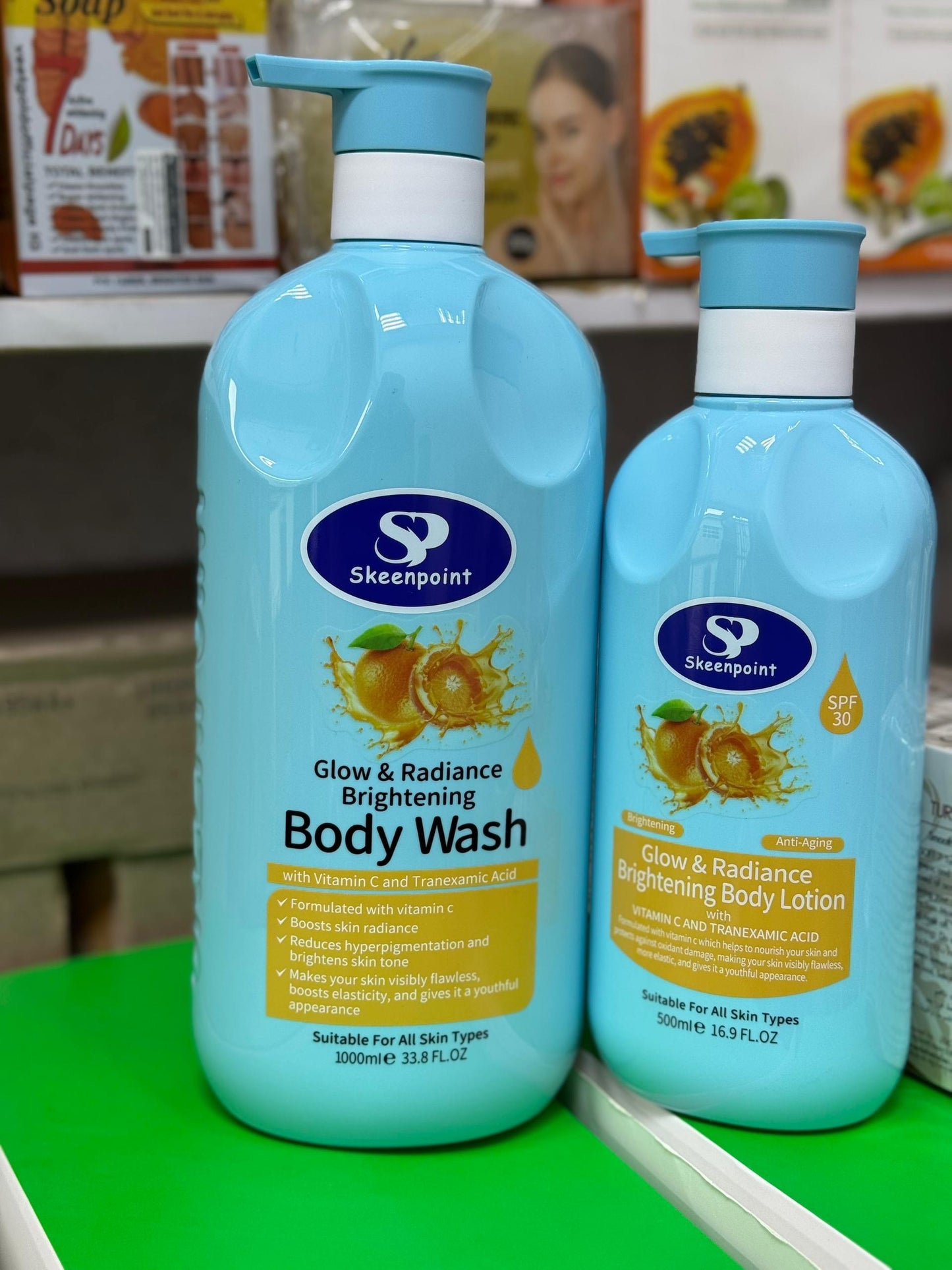 Skeenpoint Glow Booster Body Lotion & Wash