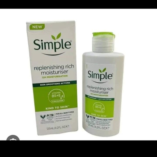 Simple Hydrating Light/Replenishing Rich Moisturiser